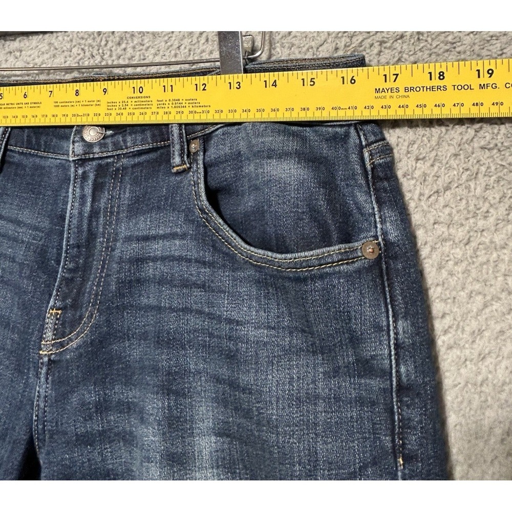 Lucky Brand 110 Slim Jeans Mens 32x29 Blue Medium Wash Excellent Stretch Denim - Picture 5 of 16